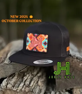 2024 Jobes Hats- All Black Pixel patch