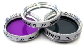 30mm Multi-Coated 3 Pcs Glass Filter Kit