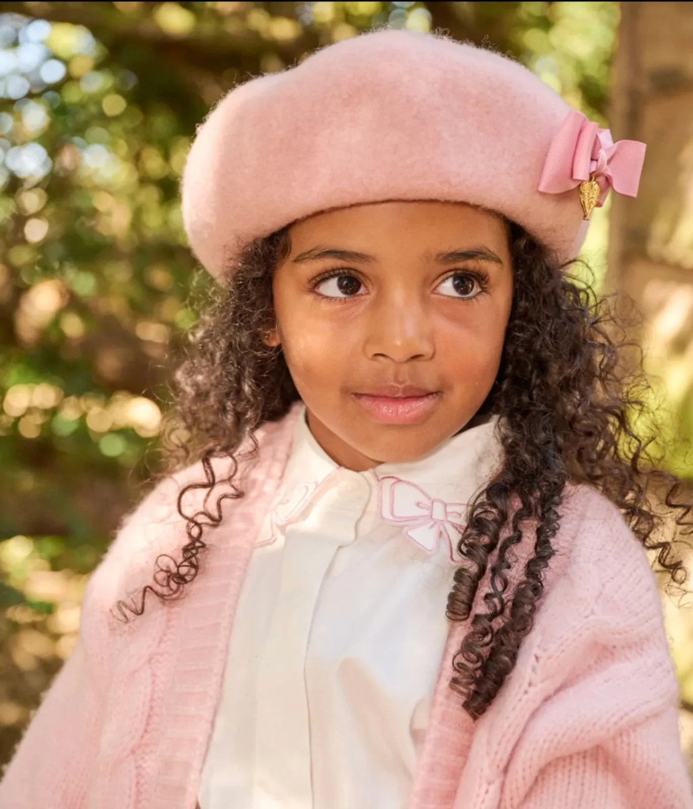 Angel's Face Girls PINK Beret Hat