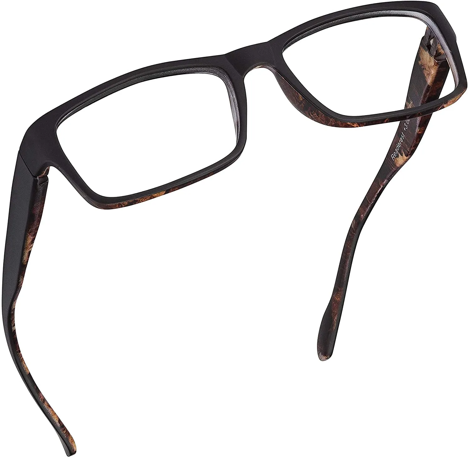 Blue-Light-Blocking-Reading-Glasses-Black-Camo-0-50-Magnification-Computer-Glasses