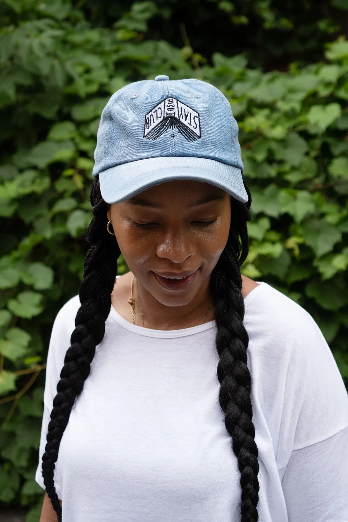 Bookworm Denim Cap