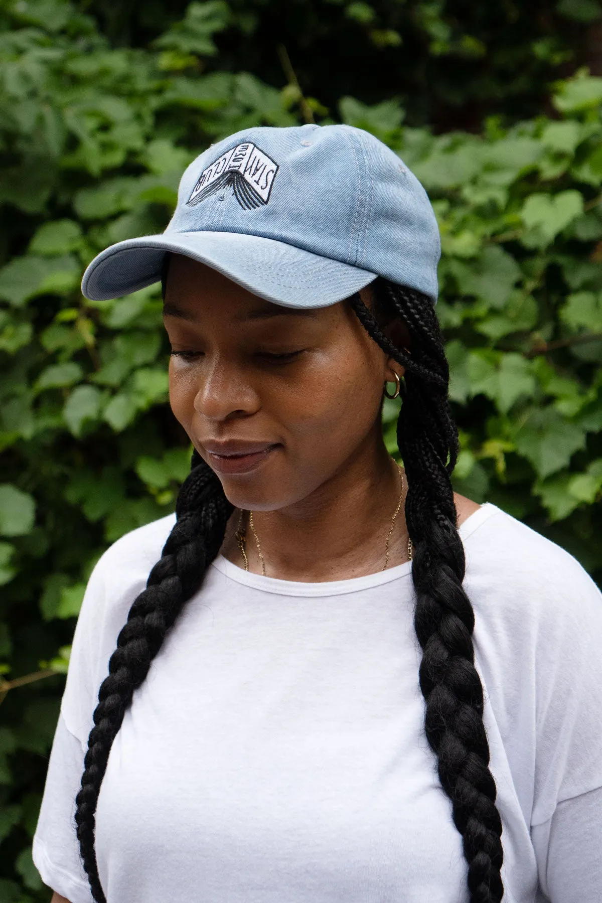 Bookworm Denim Cap