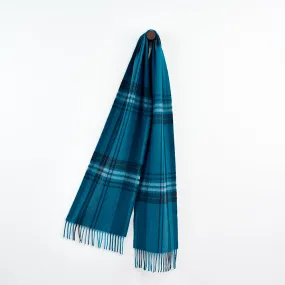 County Wicklow Teal Merino Wool Scarf