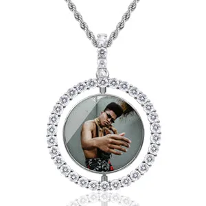 Double Sided Picture Pendant-Custom Medallion Necklace