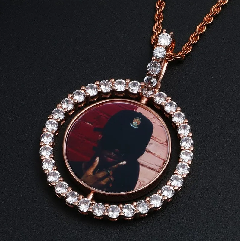 Double Sided Picture Pendant-Custom Medallion Necklace