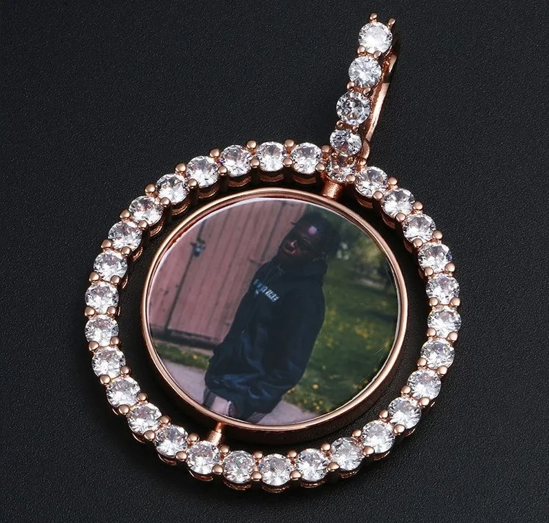 Double Sided Picture Pendant-Custom Medallion Necklace