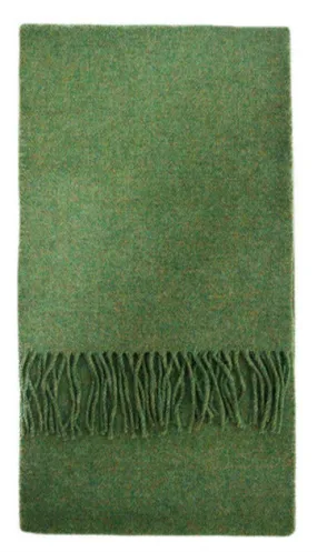 Foxford Lambswool Scarf - Cormullen Leaf Green - Ireland