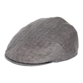 Herringbone Linen Ivy Cap