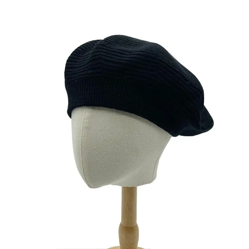 Jazzy Outdoor Travel Winter Fashion Knitted Beret Hats