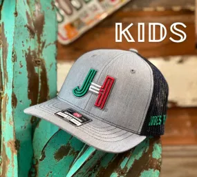 Kids Jobes Hats Trucker - Grey/Black Kids 3D JH Mexico