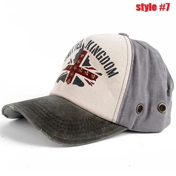 New Fashion Leisure Baseball Caps,Men and Women Fashion Rivet Peaked