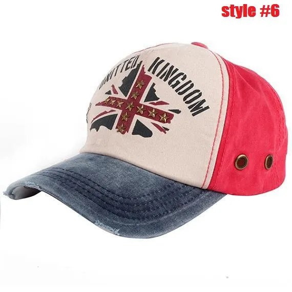 New Fashion Leisure Baseball Caps,Men and Women Fashion Rivet Peaked