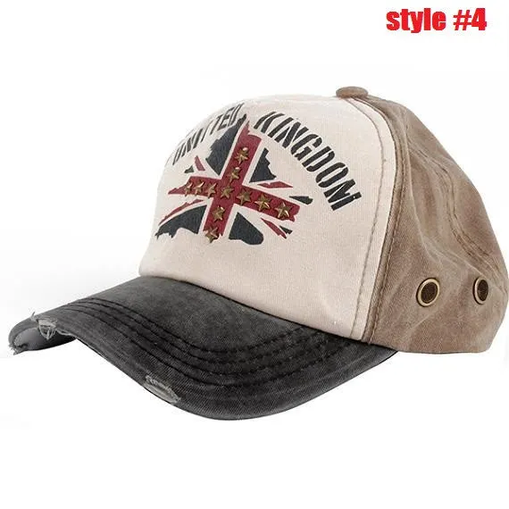 New Fashion Leisure Baseball Caps,Men and Women Fashion Rivet Peaked