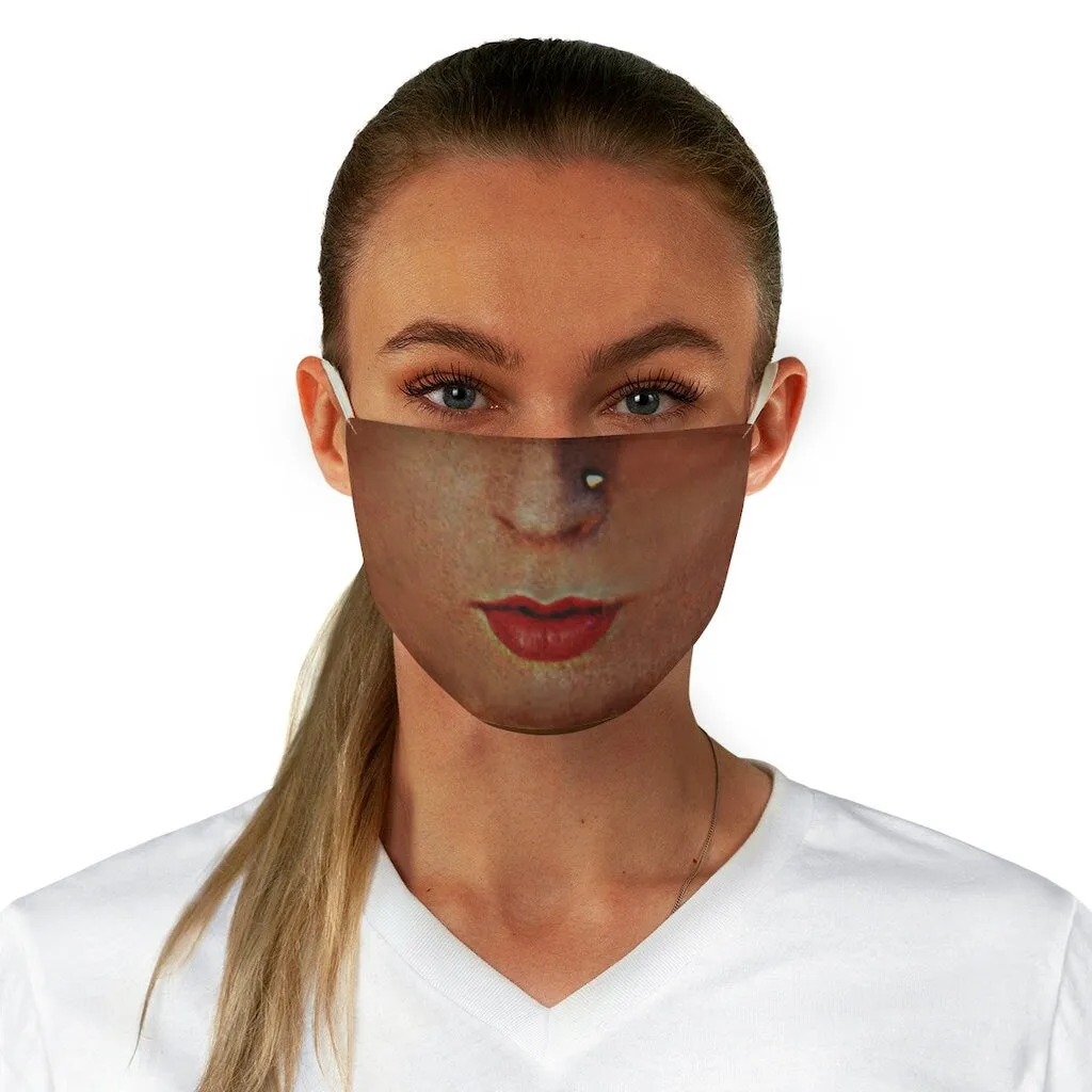 Nose Stud Face Mask  Realistic  Fabric Mask for adults,kids/light/medium/dark  .. Reusable Washable,Funny Valentine&#39;s Gift