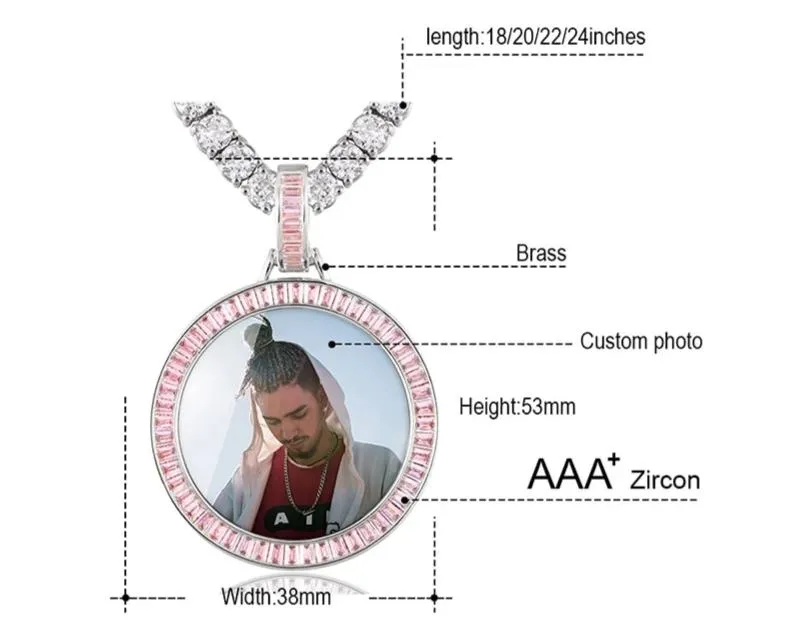 Pendant With Picture-Memory Picture Pendant-Men's Picture Pendant