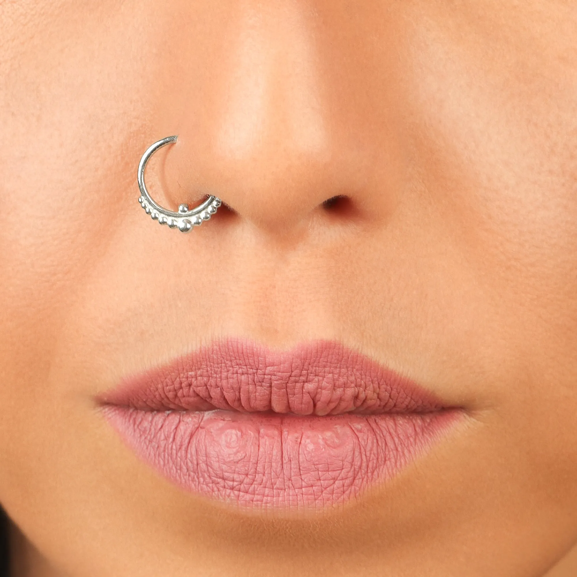 Silver Nose Ring | Indian Mystique