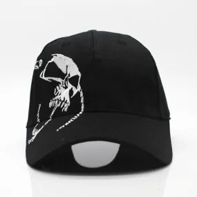 Skull Embroidery Baseball Cap